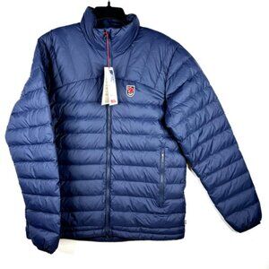 Fjallraven Expedition Pack Down Jacket Men's Size XL Packable Insulating Navy